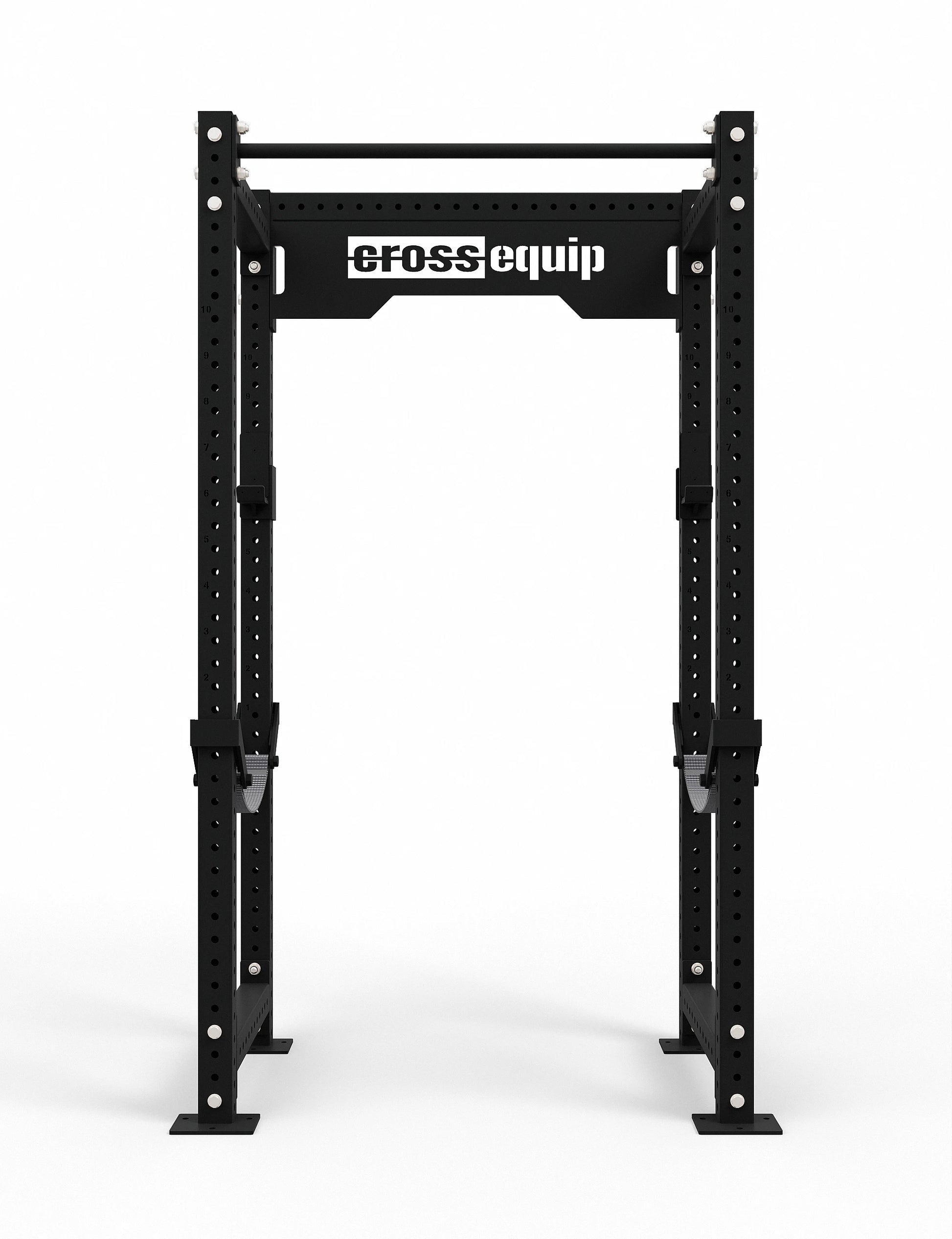 CPR-100 Power Rack Kurz Frontansicht – kompaktes A-Line Power Rack für kleine Räume, nur 75 cm tief