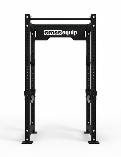 CPR-100 Power Rack Kurz Frontansicht – kompaktes A-Line Power Rack für kleine Räume, nur 75 cm tief