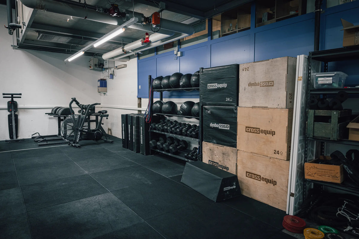 Plyo-Boxen und Kettlebells von cross equip bei CrossFit Limmatstadt in Zuerich