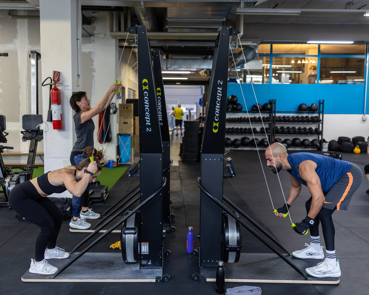 SkiErg-Training bei CrossFit Limmatstadt in Zürich