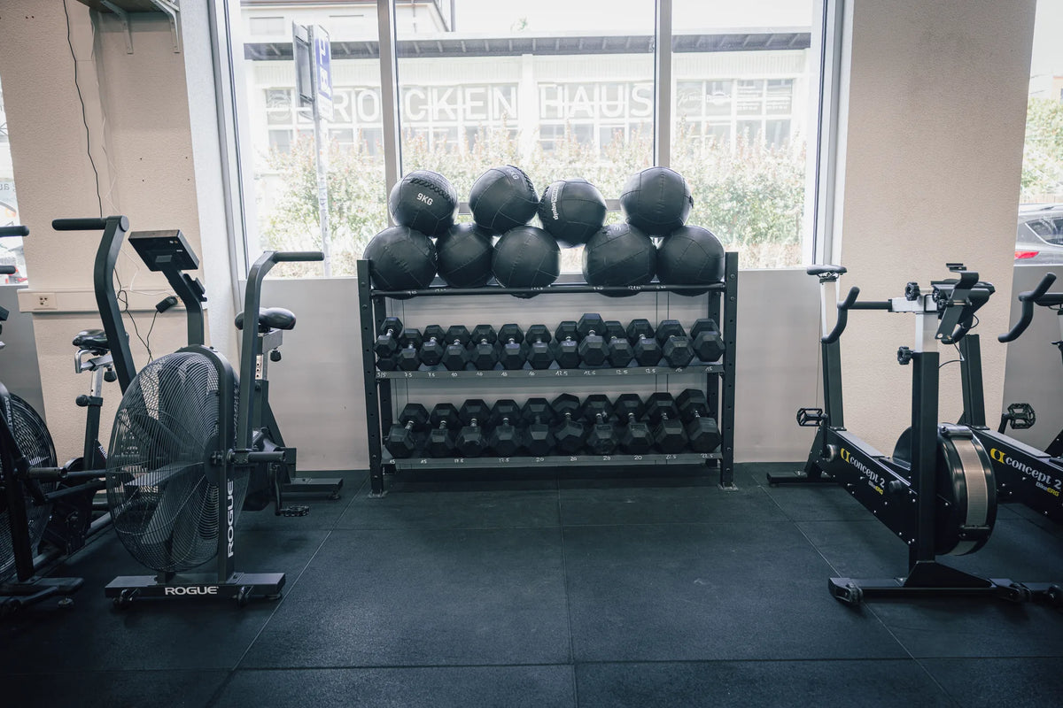 Wall Balls, Kurzhanteln und Assault Bikes bei CrossFit Limmatstadt in Zuerich
