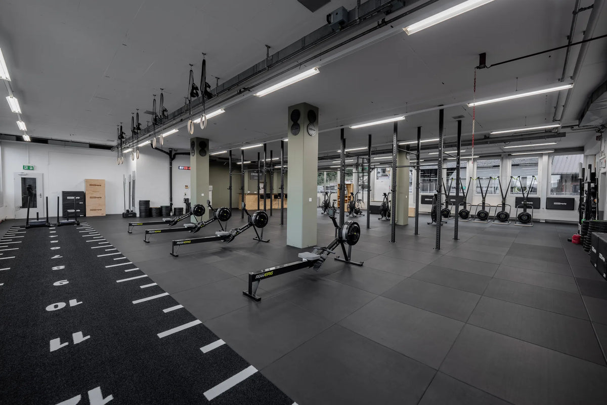 Rudergeräte-Reihe bei CrossFit Wabern von cross equip