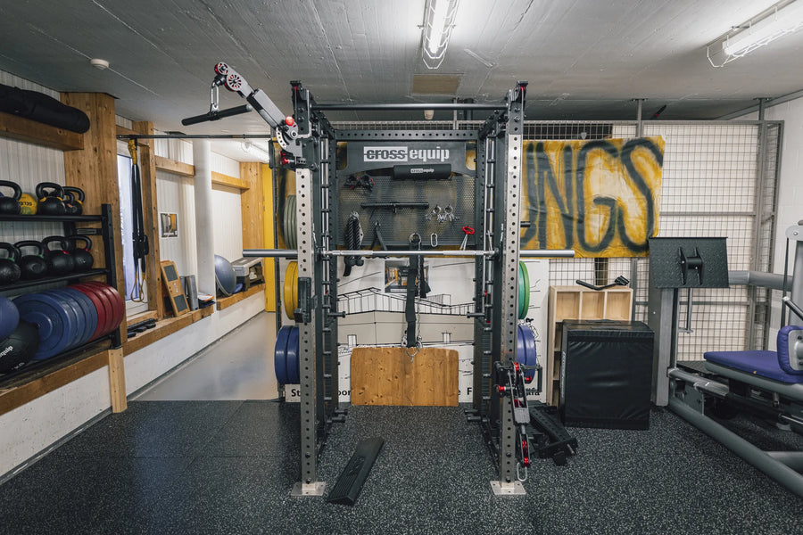A-PEX Rack von cross equip im Kraftraum von Handball Stäfa