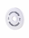 High Grade Change Plate 5 kg in Weiss mit 50-mm-Bohrung – cross equip