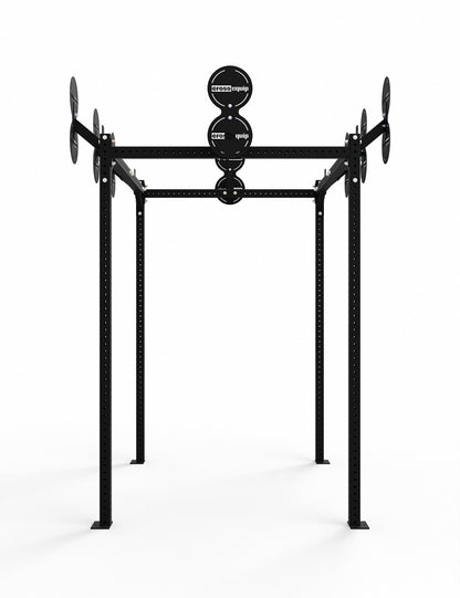 Hyrox Wall Ball Rig mit 8 Targets rechte Seite.