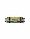 Sandbag - Sandsack Frontansicht – militärgrüner Nylon-Sandsack mit oberem Tragegriff und seitlichen Griffschlaufen, cross equip Logo