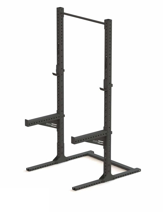 Swiss Squat Stand 254 cm mit Klimmzugstange und Safety Arms - cross equip